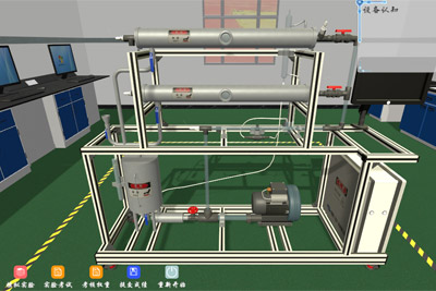 双套管传热三维仿真软件